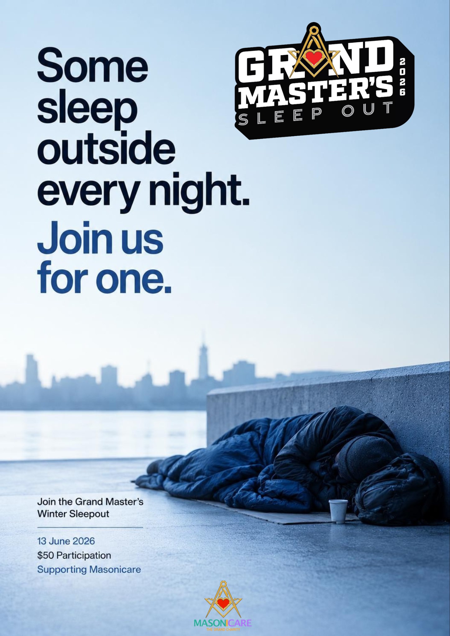 Grand Master's Sleepout Poster
